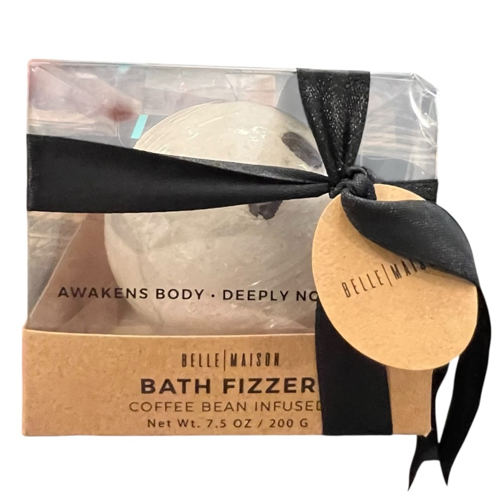 Belle Maison Coffee Bean Infused Bath Fizzer 7.5 Oz‎ Gift Designer